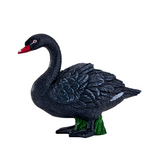 Mojo Black Swan Figurine – Hand-Painted Realistic Water Bird Model