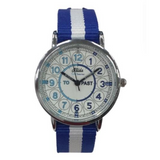 Relda Children's Analogue Watch with Quartz Movement & Adjustable Strap – Boys' Time Teacher, Blue