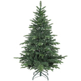 HOMCOM 5ft Artificial Christmas Tree with 772 Realistic Branches and Metal Stand – Easy Assembly, Green