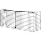 HOMCOM Extendable Fireguard Screen – Sturdy Fire Safety Guard for Children and Pets, Black