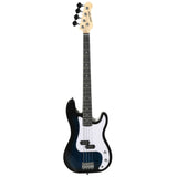 SPORTNOW 4 String Full Size Electric Bass Guitar Kit with 15W Amplifier, Carry Bag and Accessories – Beginner Bass