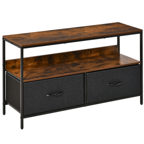 Rustic brown TV cabinet