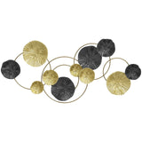 HOMCOM Multi-Disc Metal Wall Art