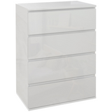 HOMCOM high gloss 4 drawer chest