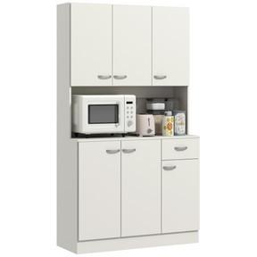Cream white kitchen cupboard