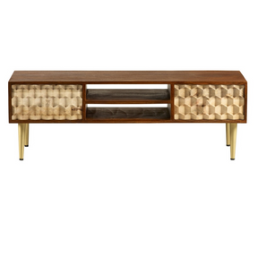 Edison large TV stand with Scandinavian legs