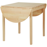 Pinewood drop leaf dining table
