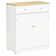Rubberwood top kitchen cupboard island