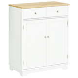 Rubberwood top kitchen cupboard island