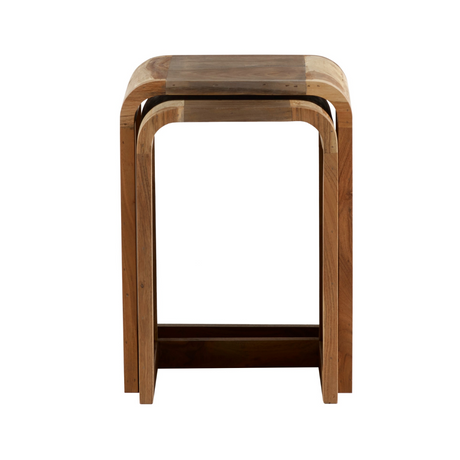 Aspen wooden nest of 2 tables