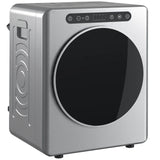 HOMCOM 5kg Compact Vented Tumble Dryer with 40–60°C Settings and Anti-Crease Function – Silver Tone