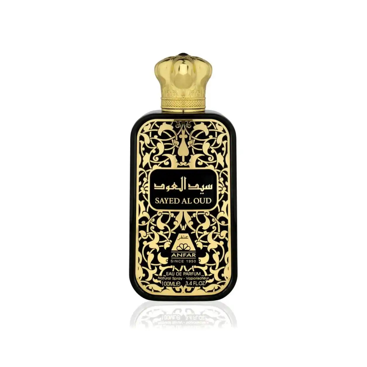 Sayed Al Oud Eau de Parfum 100ml – Oud, Amber & Oriental Fragrance, Unisex