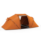 Outsunny 4–6 Person Dome Camping Tent with Mesh Windows – Family Tent for Camping, Hiking & Fishing, Orange