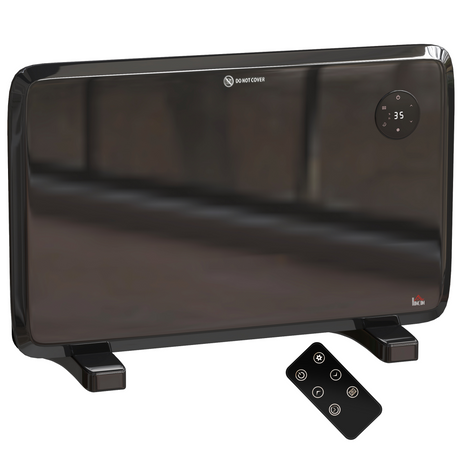 HOMCOM black convector heater