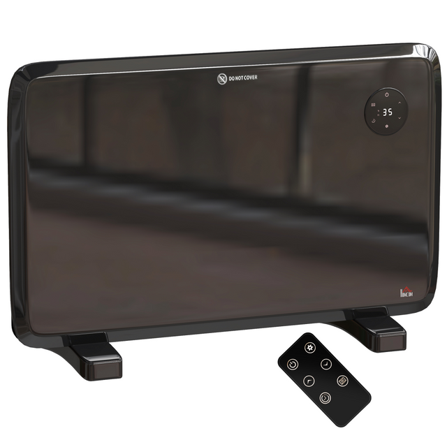HOMCOM black convector heater