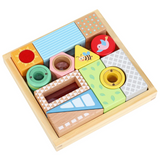 SOKA Sensory Block Set – Shaped & Coloured Blocks for Sight, Sound and Touch Play