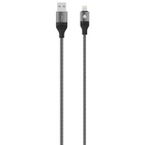 WYEFLOW Aluminium Alloy Braided USB-A to 8-Pin Charging & Syncing Cable – 1m, Black