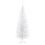 HOMCOM 5ft white pencil Christmas tree