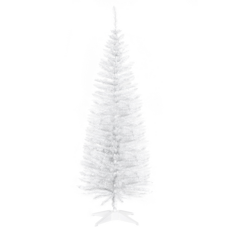 HOMCOM 5ft white pencil Christmas tree