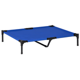 PAWHUT Elevated Pet Bed with Metal Frame – Foldable Cooling Cot for Dogs and Cats, Indoor and Outdoor