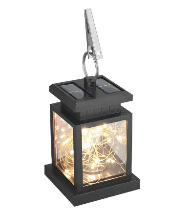 Solar Powered Star Lantern with Peg Clip – Garden Decoration Fairy Light