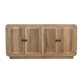 Hudson carved mango wood 4 door sideboard