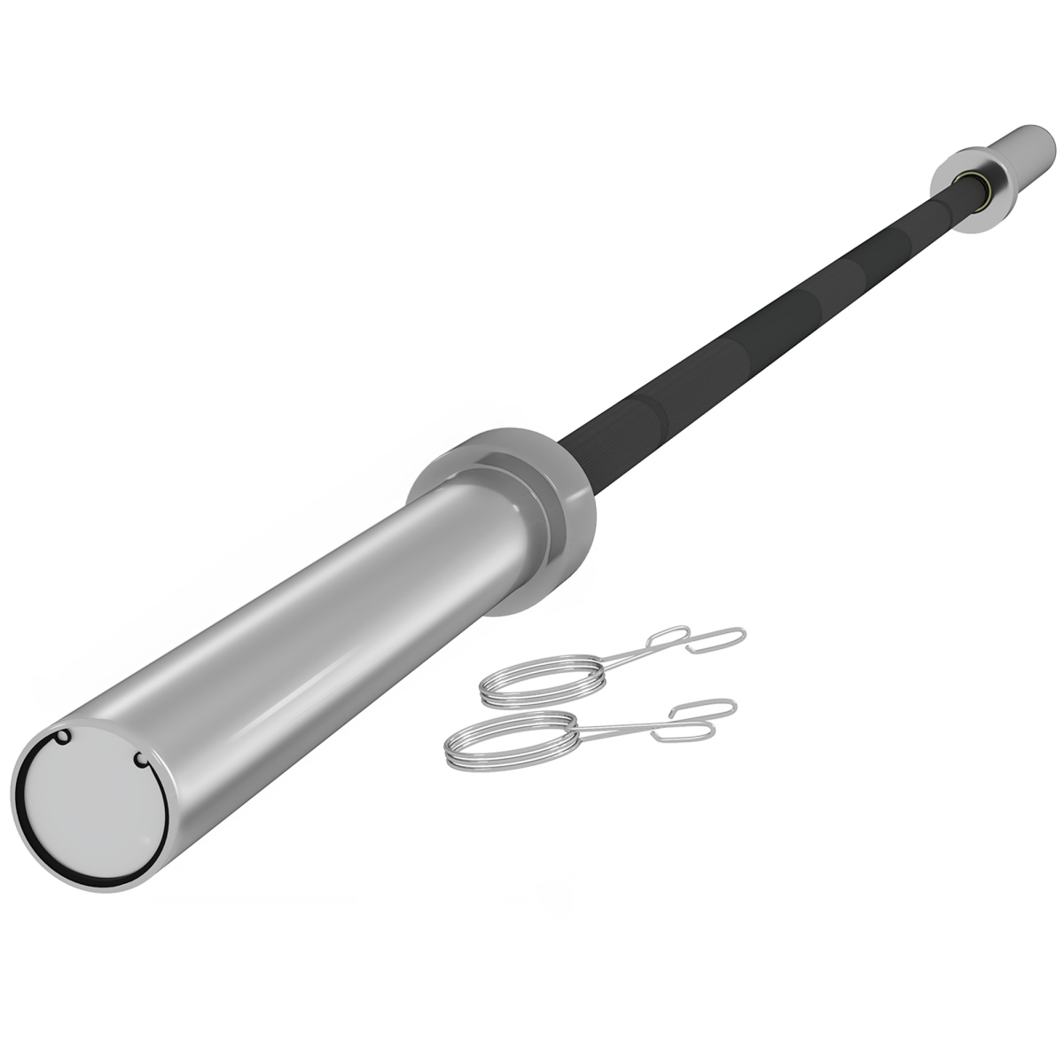 SPORTNOW 210cm Barbell Bar for 2"/5cm Weight Plates, 20kg with 200kg Capacity – Home Gym Weight Lifting Bar
