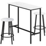 HOMCOM white bar table set