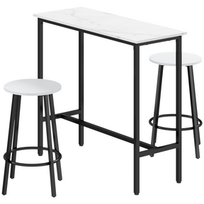 HOMCOM white bar table set