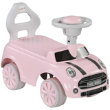 AIYAPLAY Foot-to-Floor Ride-On Car with Steering Wheel & Horn – Toddler First Ride-On, Pink