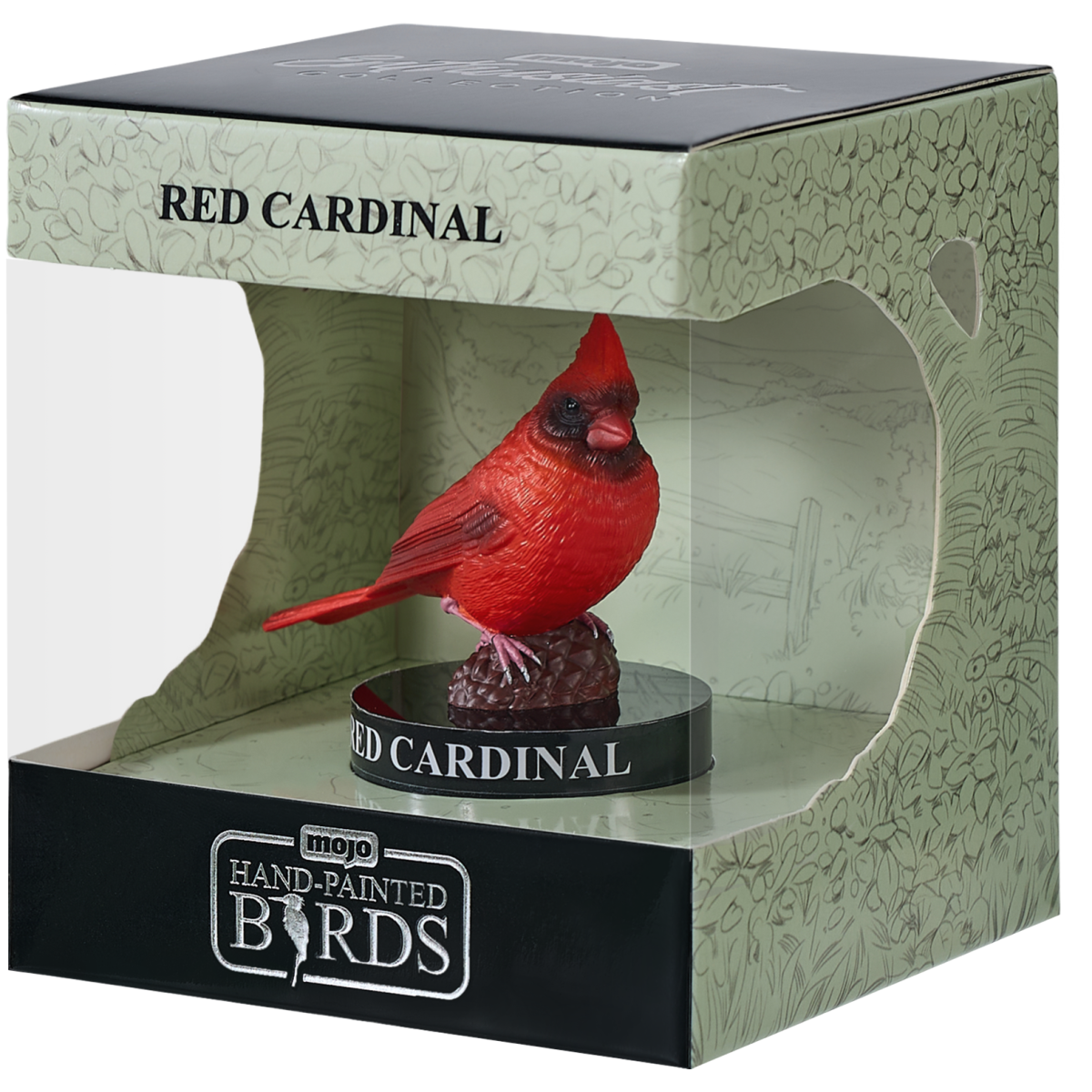 Mojo American Red Cardinal Bird Figure – Hand-Painted Enthusiast Collection