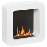 Wall mounted bioethanol fireplace