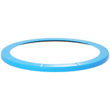 HOMCOM 12ft Trampoline Safety Pad, 366cm Replacement Spring Cover – Thick Foam Surround Padding, Light Blue