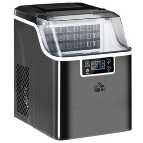 Black countertop ice maker