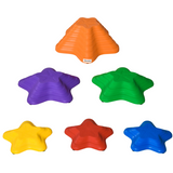 Outsunny 6-Piece Balance Stepping Stones Set, Stackable and Non-Slip – Kids Obstacle Course for Ages 3-8