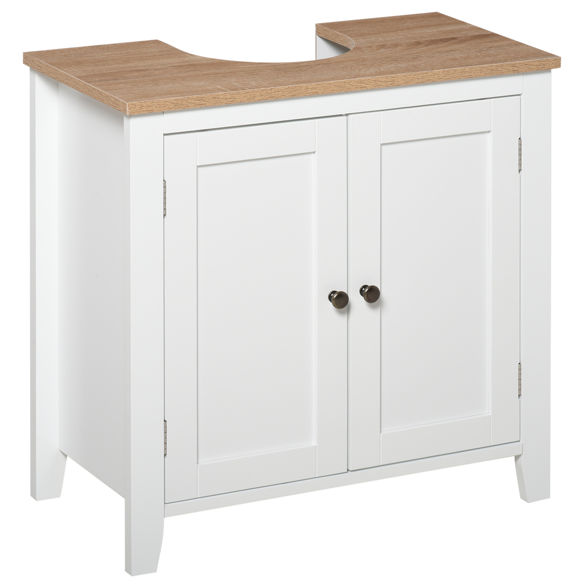 Pedestal under-sink bathroom cabinet