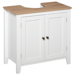 Pedestal under-sink bathroom cabinet