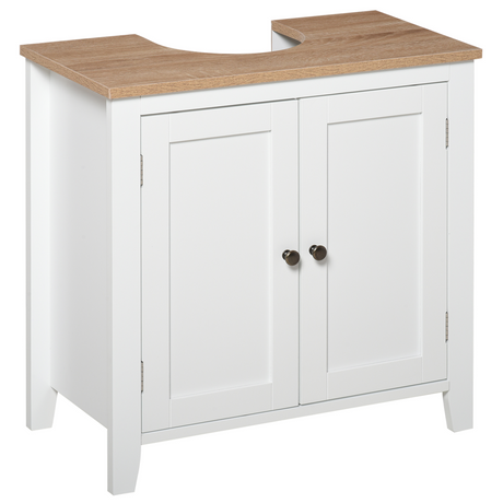 Pedestal under-sink bathroom cabinet