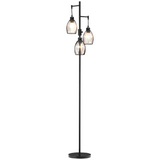 Industrial 3-light floor lamp