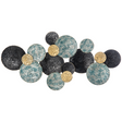 Multi-disc metal wall art