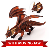 MojoFun Fire Dragon Toy Figurine – Fantasy Creature Model