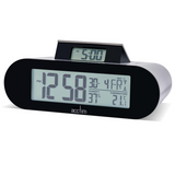 Acctim Kian Reverse Digital Alarm Clock with Pop Up Alarm Display & Multifunction LCD – Matt Grey, 16109