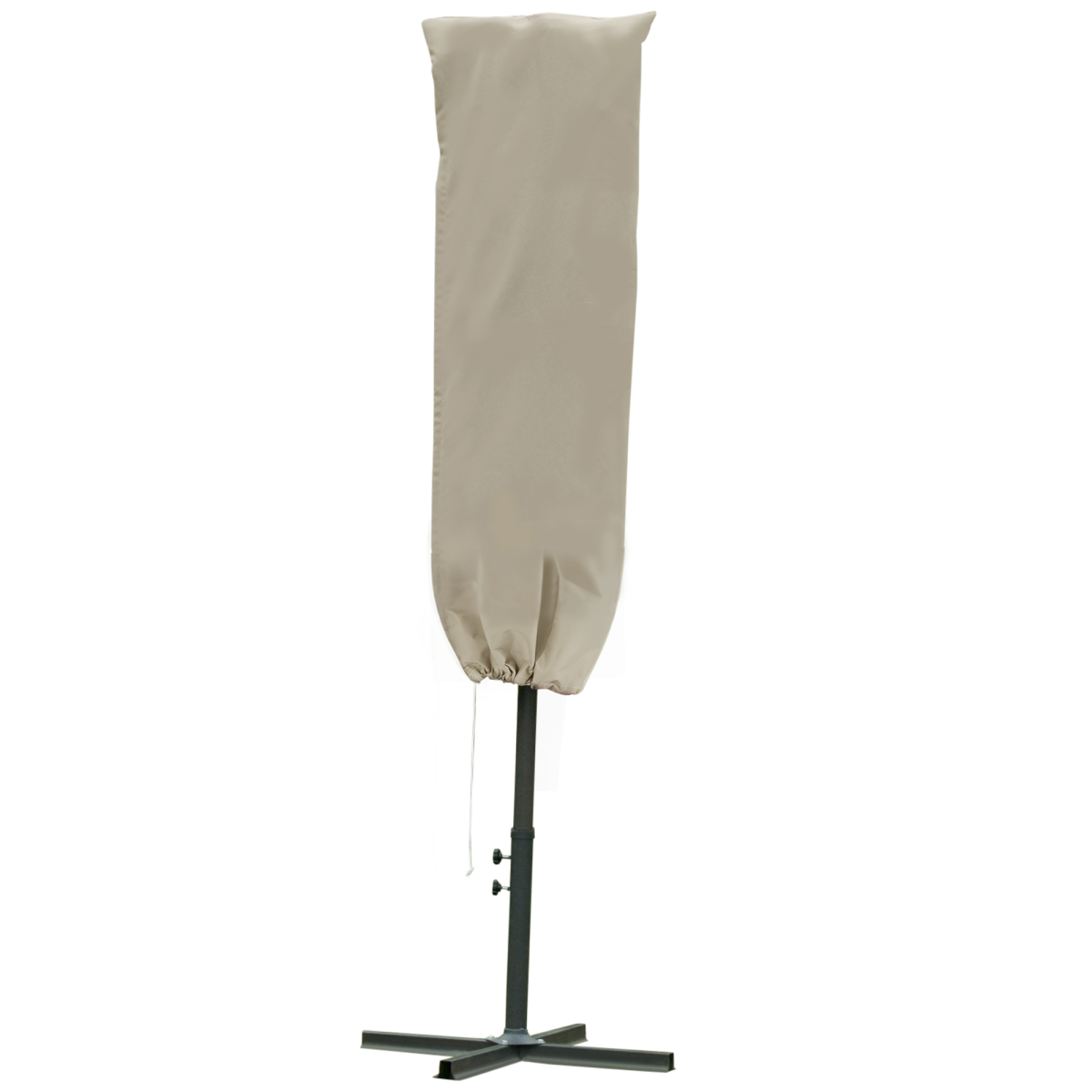 Outsunny Cantilever Parasol Cover with Zip & Drawstring – Weatherproof Oxford Garden Umbrella Protector
