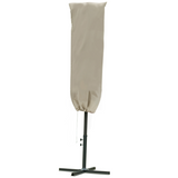 Outsunny Cantilever Parasol Cover with Zip & Drawstring – Weatherproof Oxford Garden Umbrella Protector