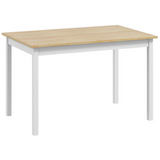 HOMCOM farmhouse kitchen dining table