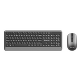 Panther Force PF293 Wireless Keyboard and Mouse Set with Full-Size Keys & USB Receiver – Silver