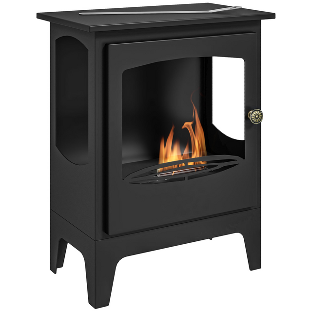 HOMCOM freestanding bioethanol fireplace stove