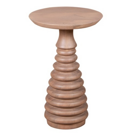Valencia cane and mango wood side table