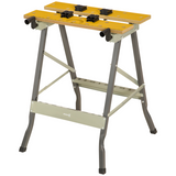 DURHAND 4-in-1 Folding Work Bench, Saw Horse and Clamp Table with Swivel Pegs – DIY Home Garage, Grey