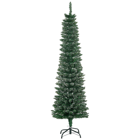 HOMCOM 5.5ft snow-dipped Christmas tree